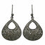 Pendientes colgantes de diamante genuino de 3.03 quilates en plata esterlina .925