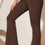 Full Size High-Waist Flare Active Pants