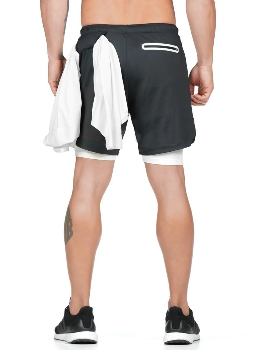 Men's Plus Size Drawstring Jogger Shorts