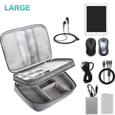 Premium Waterproof Electronics Organizer Travel Bag