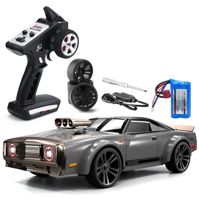High-Speed RC Muscle Car - IPX4 Waterproof Remote Control Vehicle