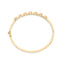 Pulsera de Bangle de Tanzanita y Diamante en Oro Amarillo de 14K