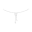 Sterling Silver Diamond Woven Heart Bolo Bracelet