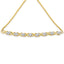 10K Yellow Gold over Sterling Silver Adjustable Bolo Bracelet with Diamonds
