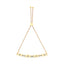 Bracelet Bolo Ajustable en Argent Sterling Plaqué Or 14K