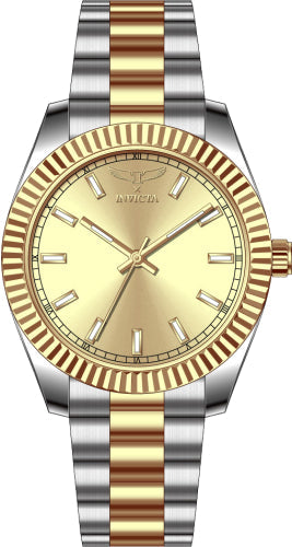 Montre pour homme Invicta Specialty - Cadran doré et acier inoxydable