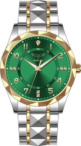 Montre Invicta pour homme - Cadran vert