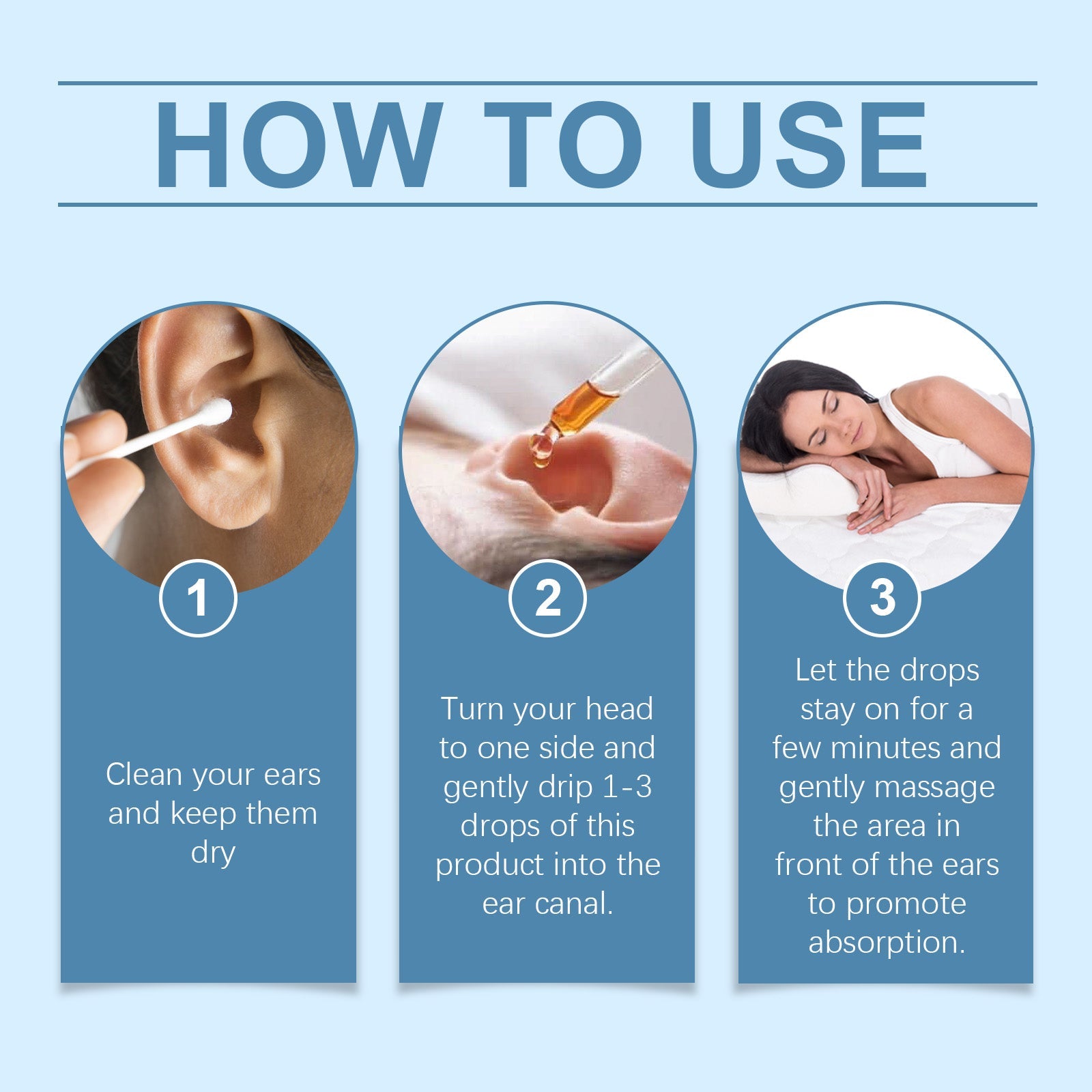 Ear Care Solution, A Gentle Nourishing Care Drops For Daily Ear Cleansing And Comfort - Korvel