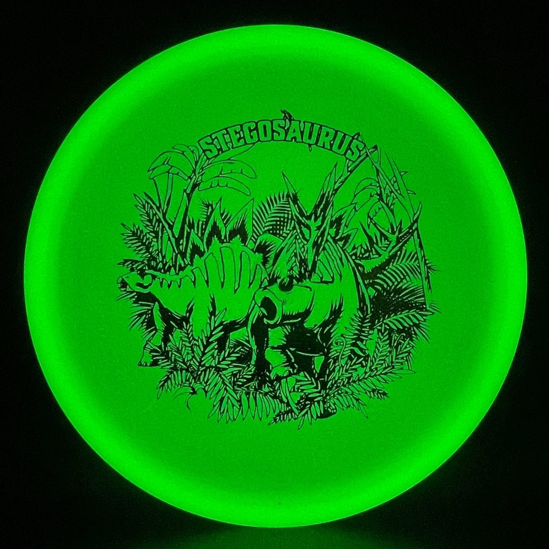 Glow Egg Shell Stegosaurus - Special Edition Disc Golf Disc