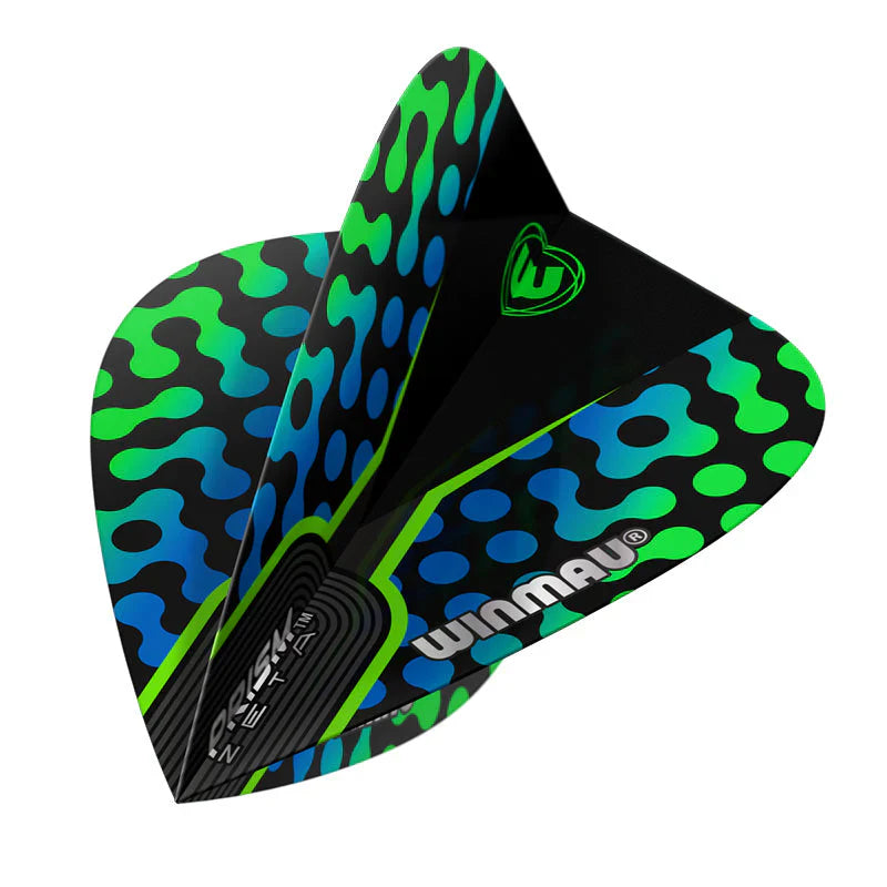 Winmau Prism Zeta Kite Dart Flights - Enhanced Performance - Korvel