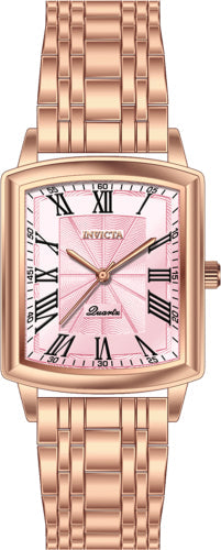 Reloj Celestial para Mujer Invicta - Elegante en Oro Rosa y Esfera Rosa