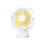 Mini ventilateur de bureau silencieux à clip - Chargement USB, design compact