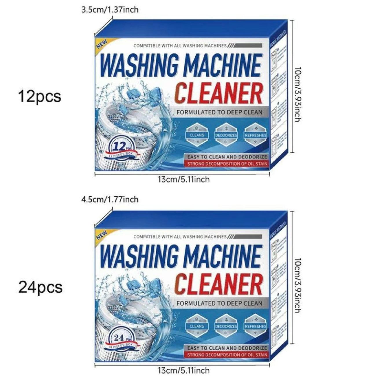 Tablettes de lavage FreshDrum - Solution de nettoyage premium