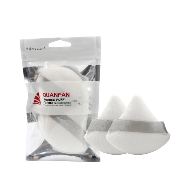 Puff à Poudre Sec Triangle - Outil de Maquillage Premium
