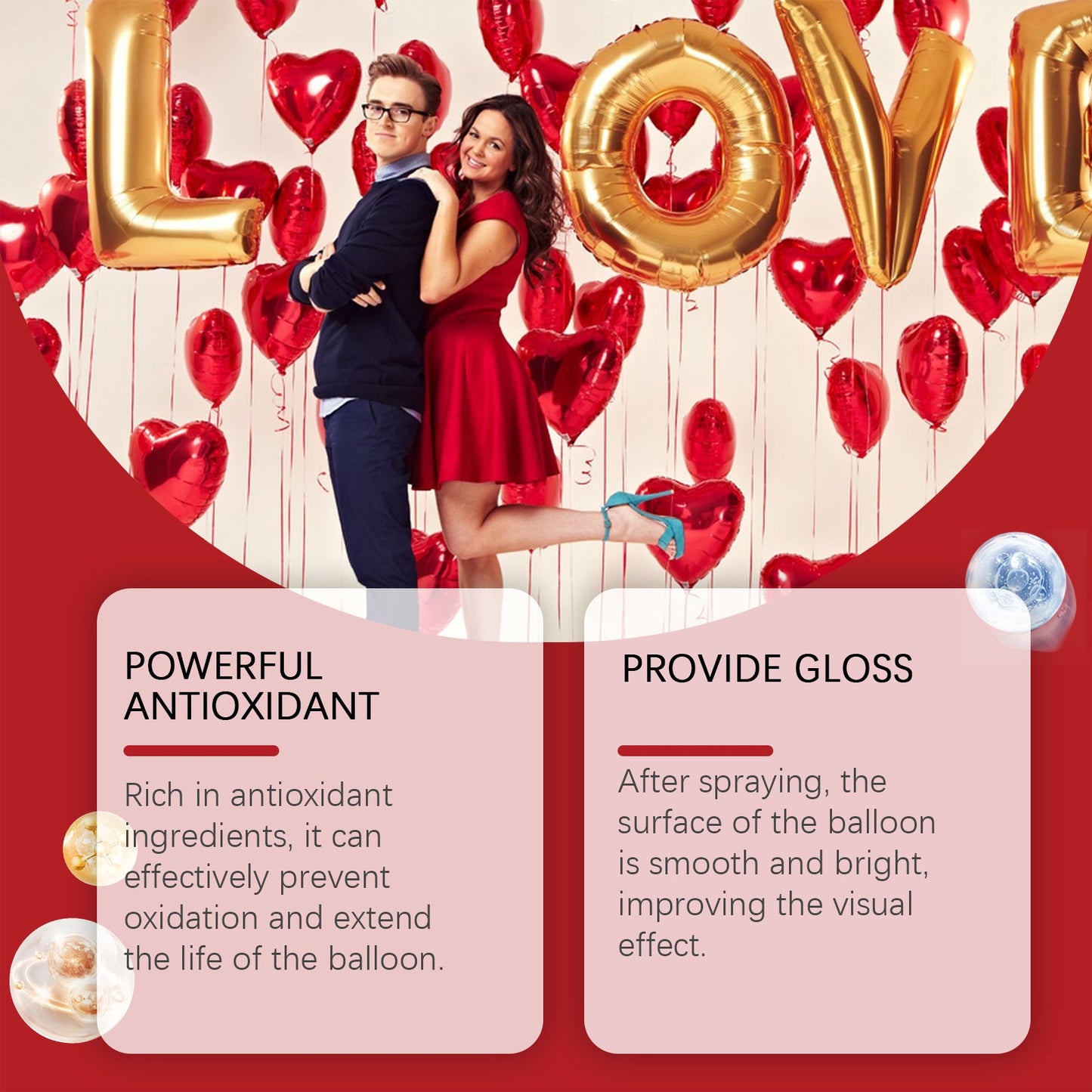 Balloon Gloss Spray for a Premium Finish