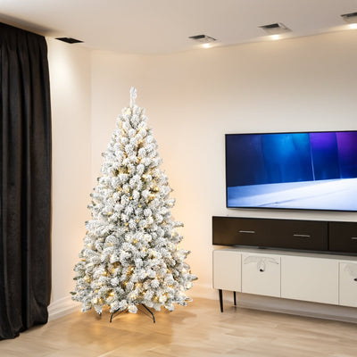 6FT PVC Memory Wire Christmas tree (With Light) - Korvel