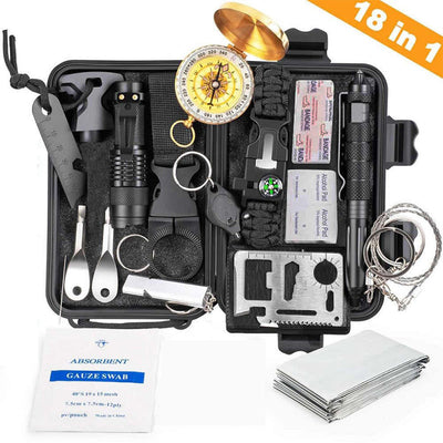 Military-Grade Outdoor Survival Kit with Essential Tools