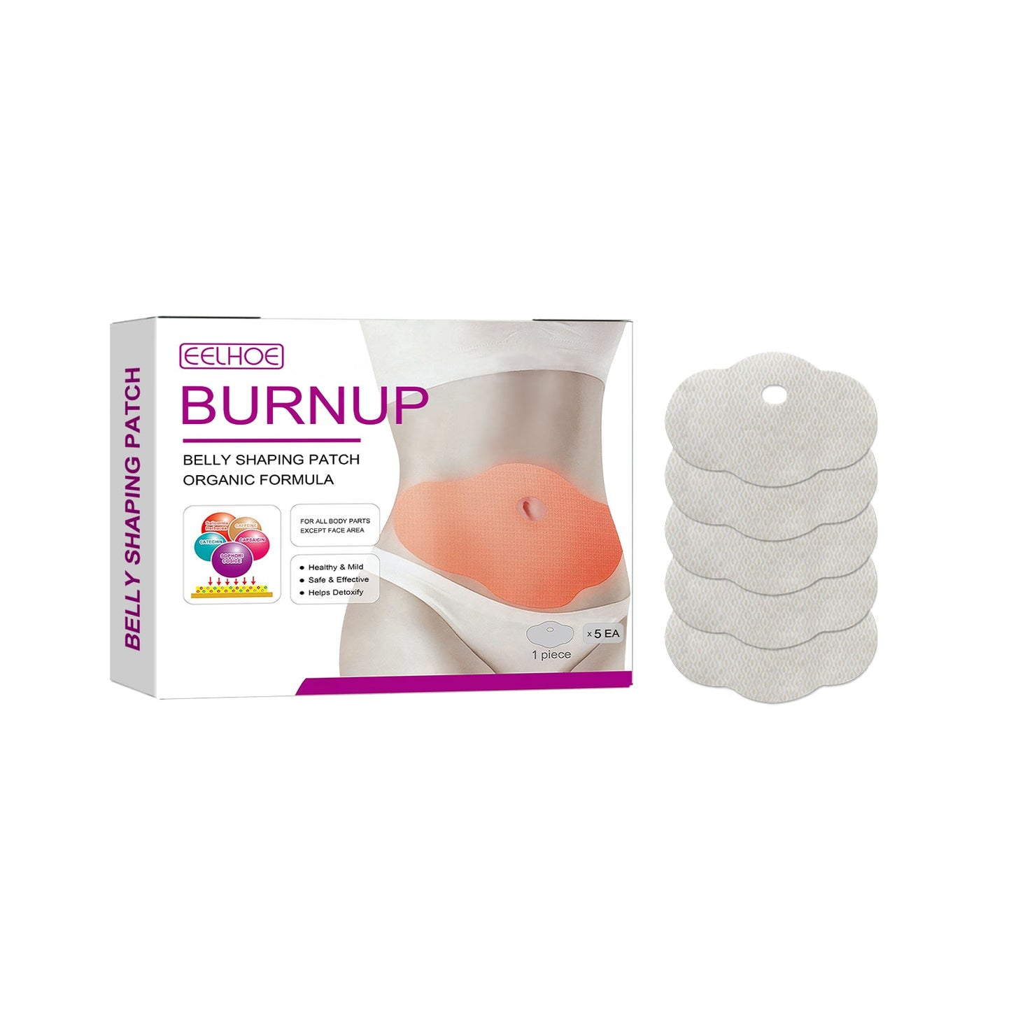 Belly Lift Tape, Lifts Loose Skin Tighten Shape Slim Belly Button Tape - Korvel