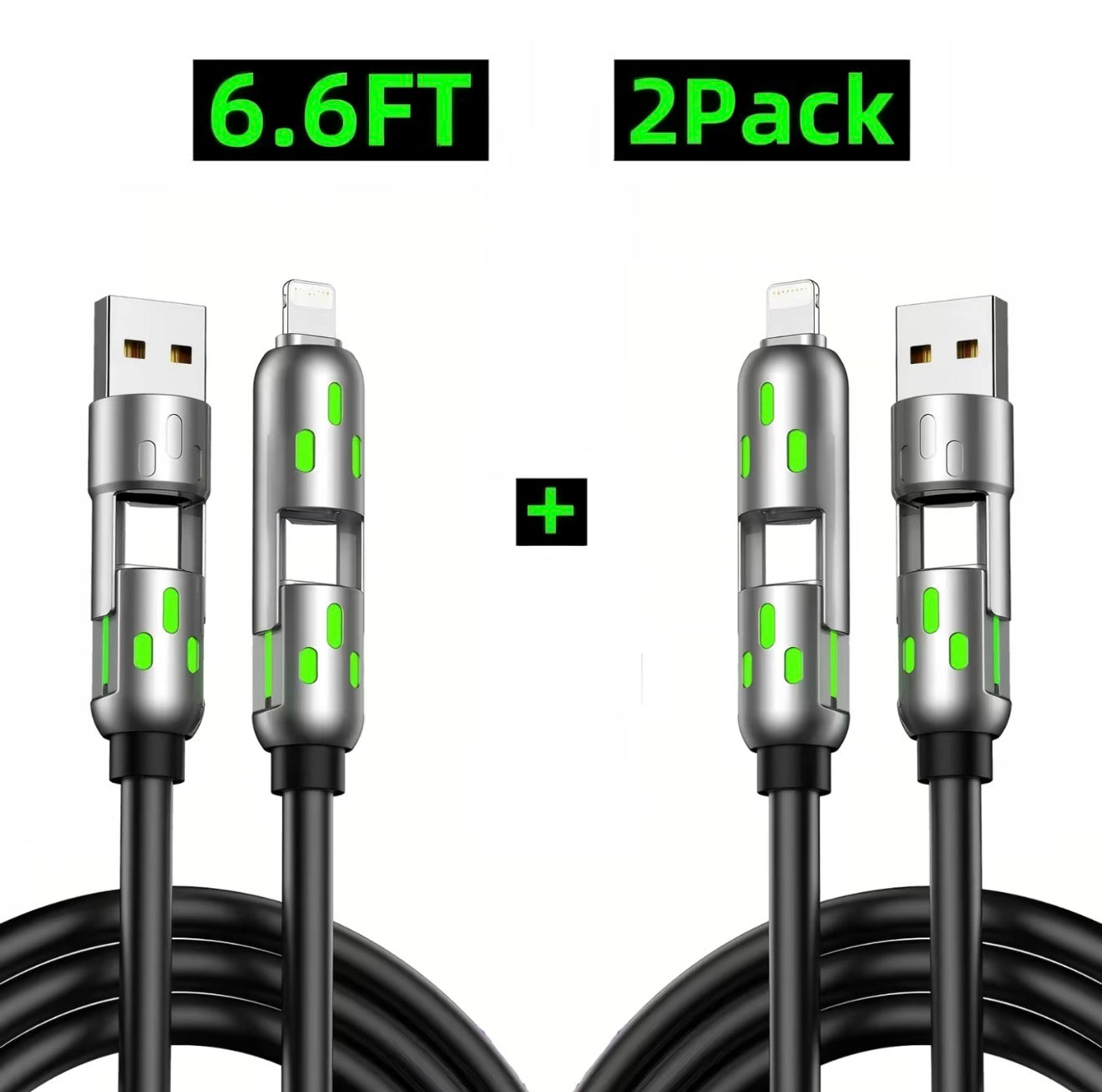 UniCharge 4-in-1 USB Cable - 6.6FT