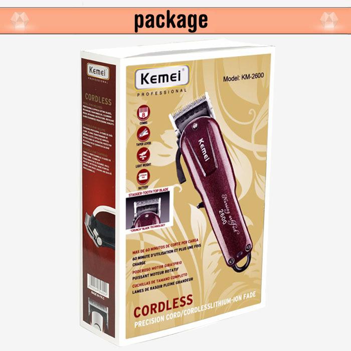 Cortadora y Recortadora Profesional Kemei Recargable