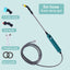 2400mAh Portable Electric Sprayer. 3 Nozzles, High - Pressure, for Garden Plant Watering - Korvel