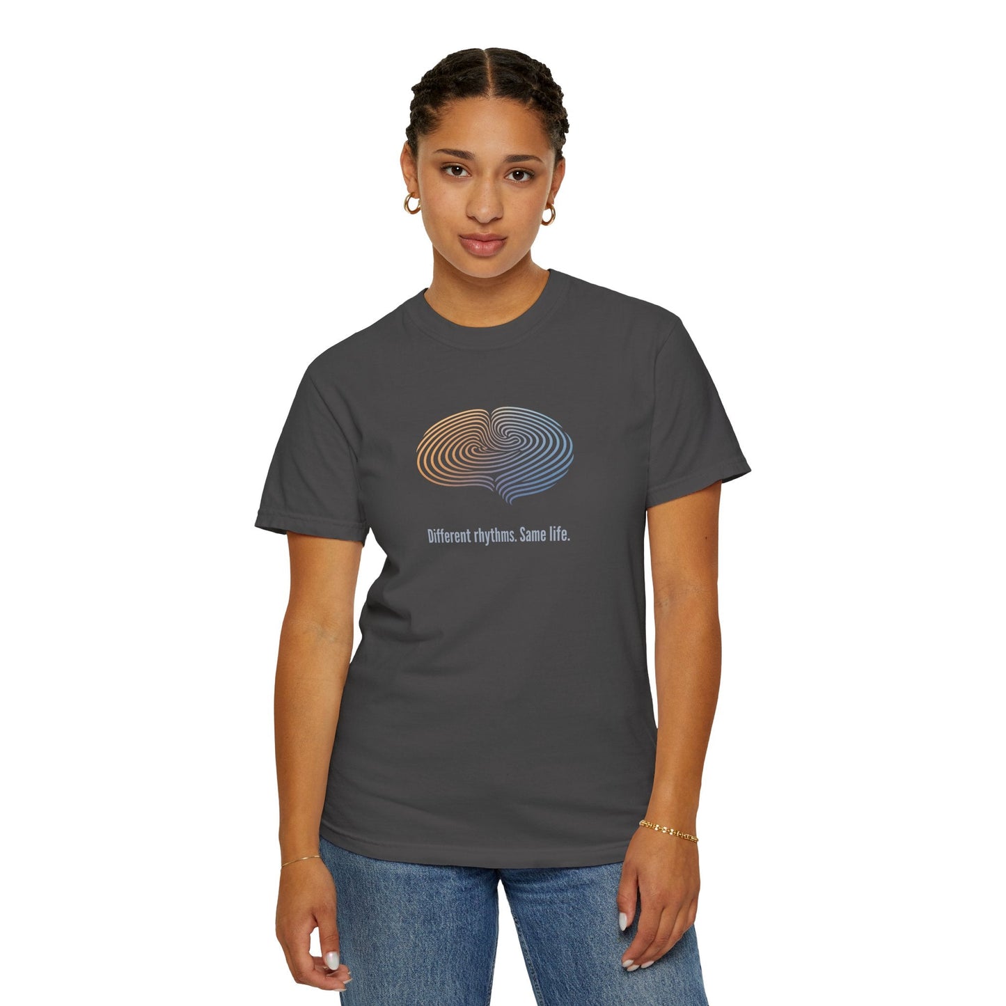 Different Rhythms. Same Life. Unisex T-Shirt