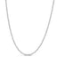 Chaîne à perles en or blanc 14 carats (2,50 mm)