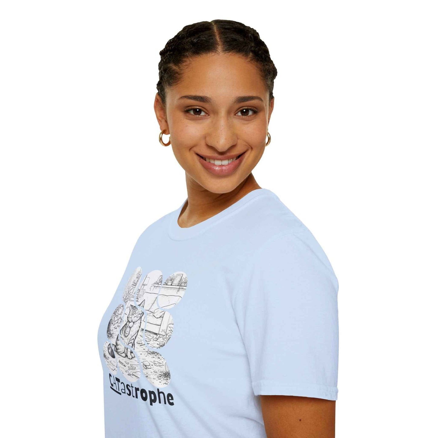 CATastrophe Cat Paw Unisex T-Shirt