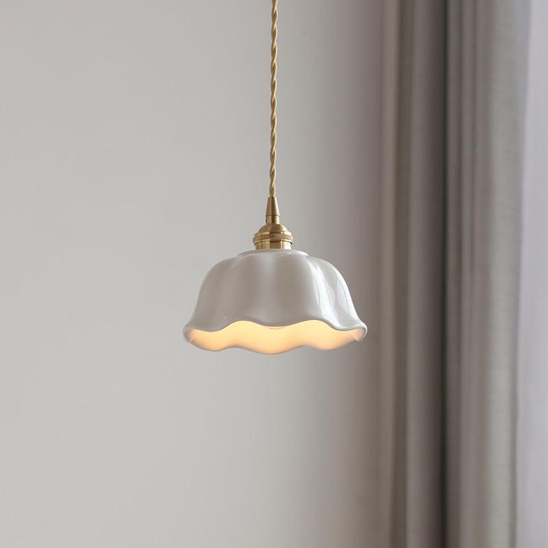 Modern Minimalist Dining Room Pendant Light Japanese Simple Solid Wood Pendant Light Fresh Single Head Three Heads Dining Room Pendant Light - Korvel