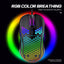 Wired gaming mouse with hollow holes and glowing light lightweight gaming mouse for esports - Korvel