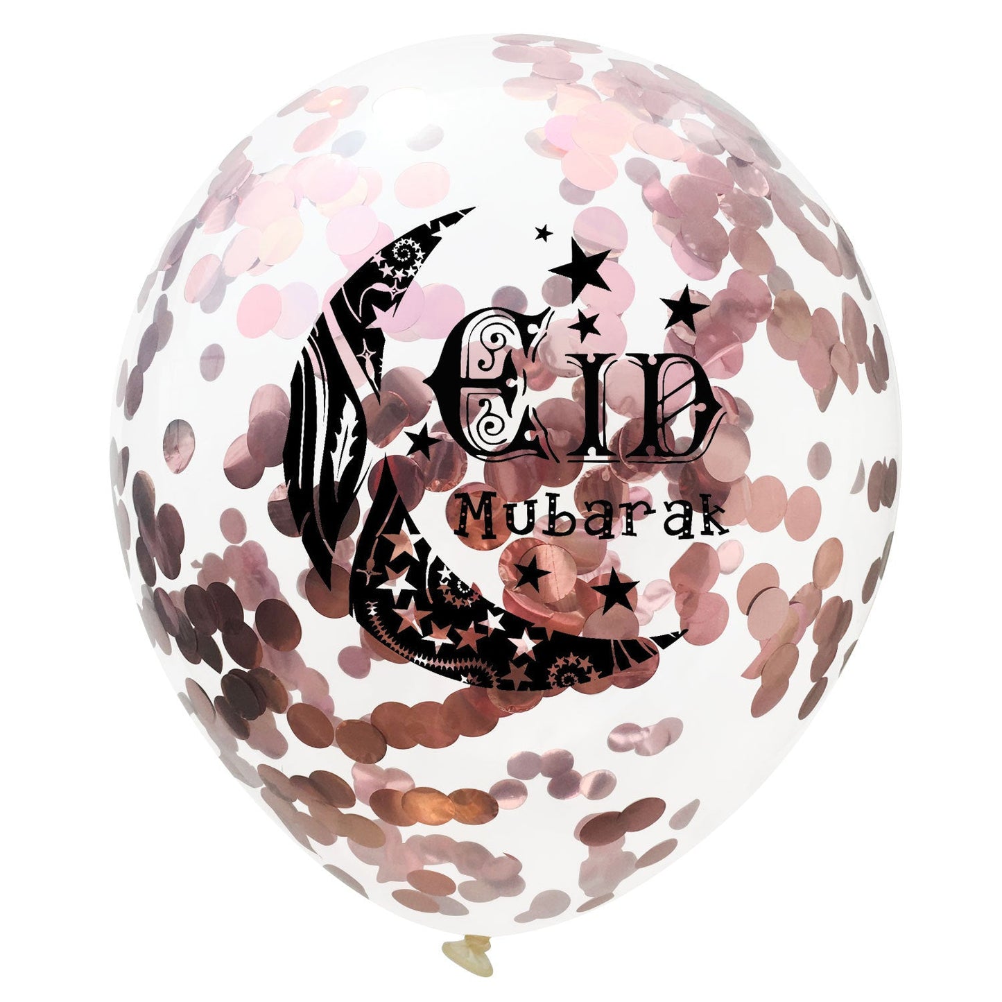 Moon Castle Party Celebrates Latex Balloon Transparent Paper Shard Glitter Balloon Set - Korvel