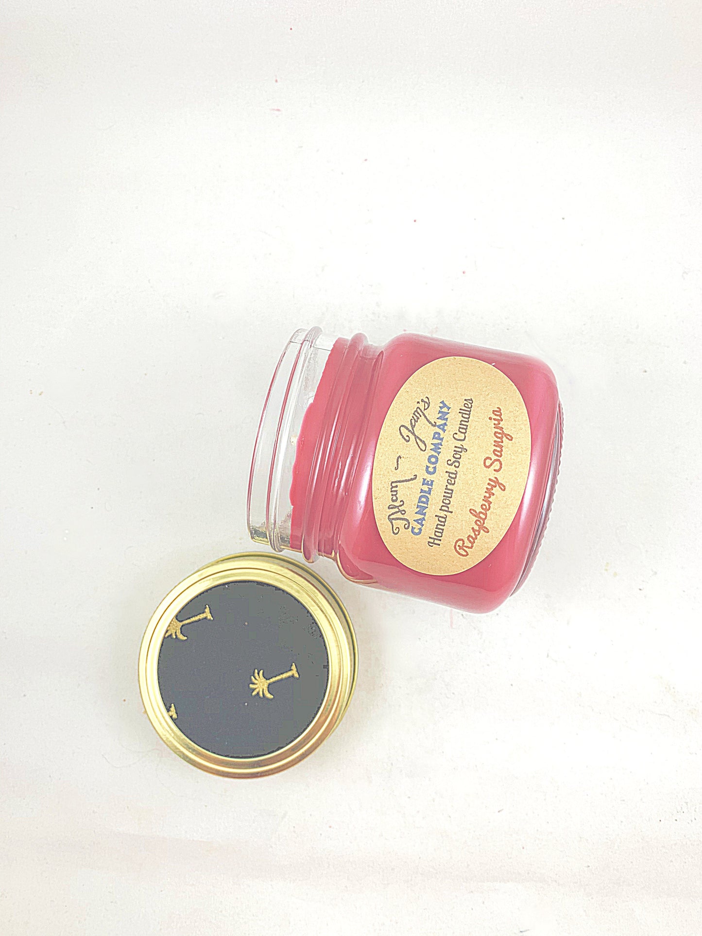 Raspberry Sangria Soy Candle – Fruity & Refreshing Scent | Mam Jam’s - Korvel