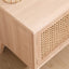 Support de télévision Boho SUPERJARE pour TV de 55 pouces avec étagère réglable