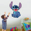 3D Broken Wall Stitch Wallpaper Children's Room Art Poster Decoration Self Adhesive Cartoon Anime Sticker Glass Door Sticker - Korvel