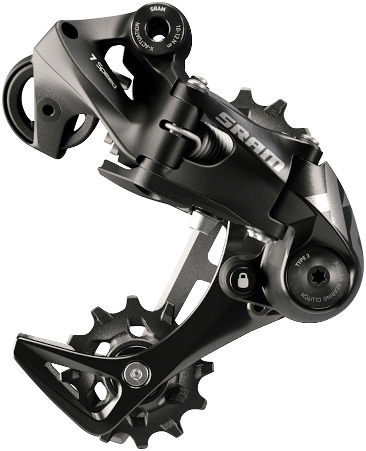 Dérailleur arrière SRAM X01 DH - 7 vitesses à cage moyenne noire