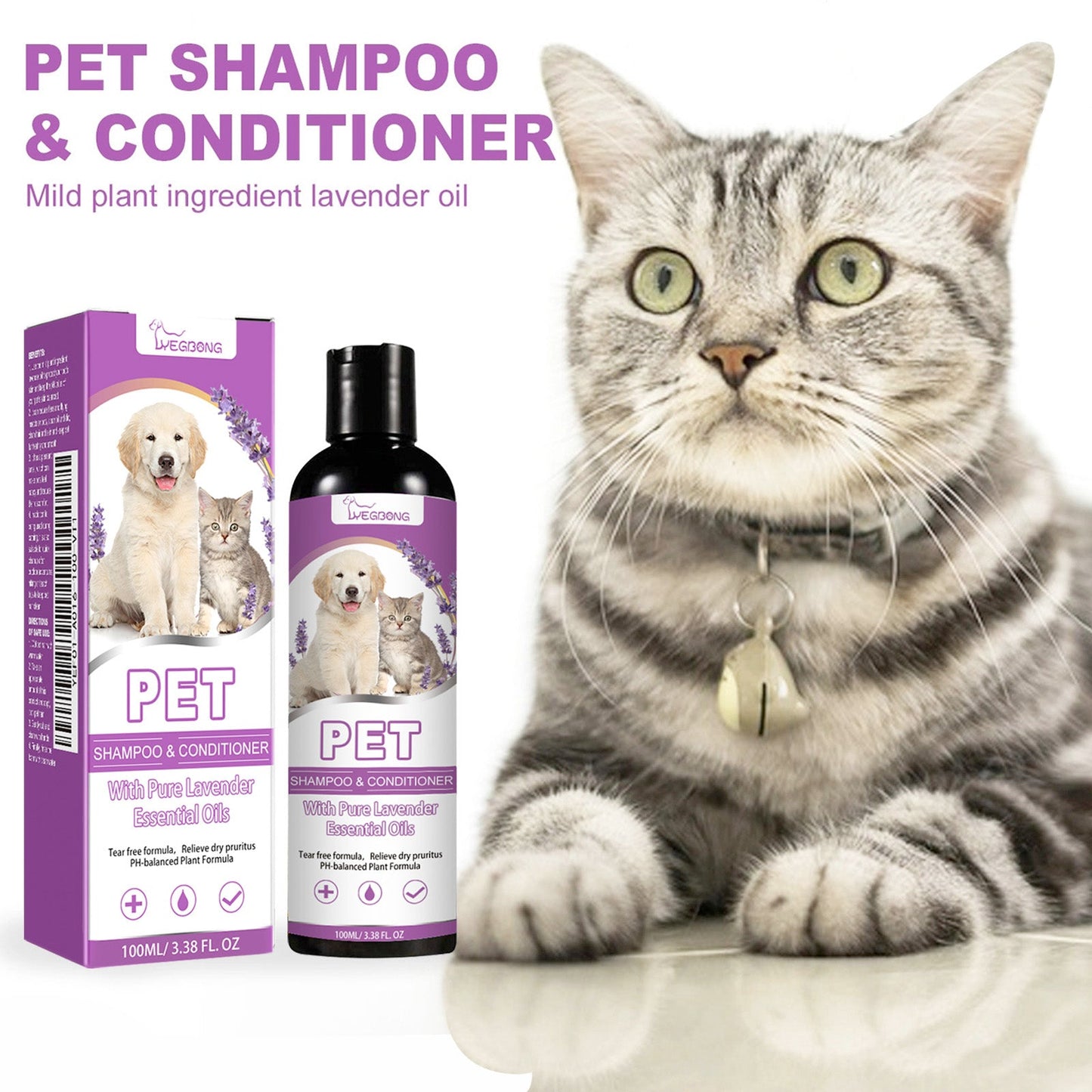 Premium Pet Shampoo for Smooth, Healthy Fur