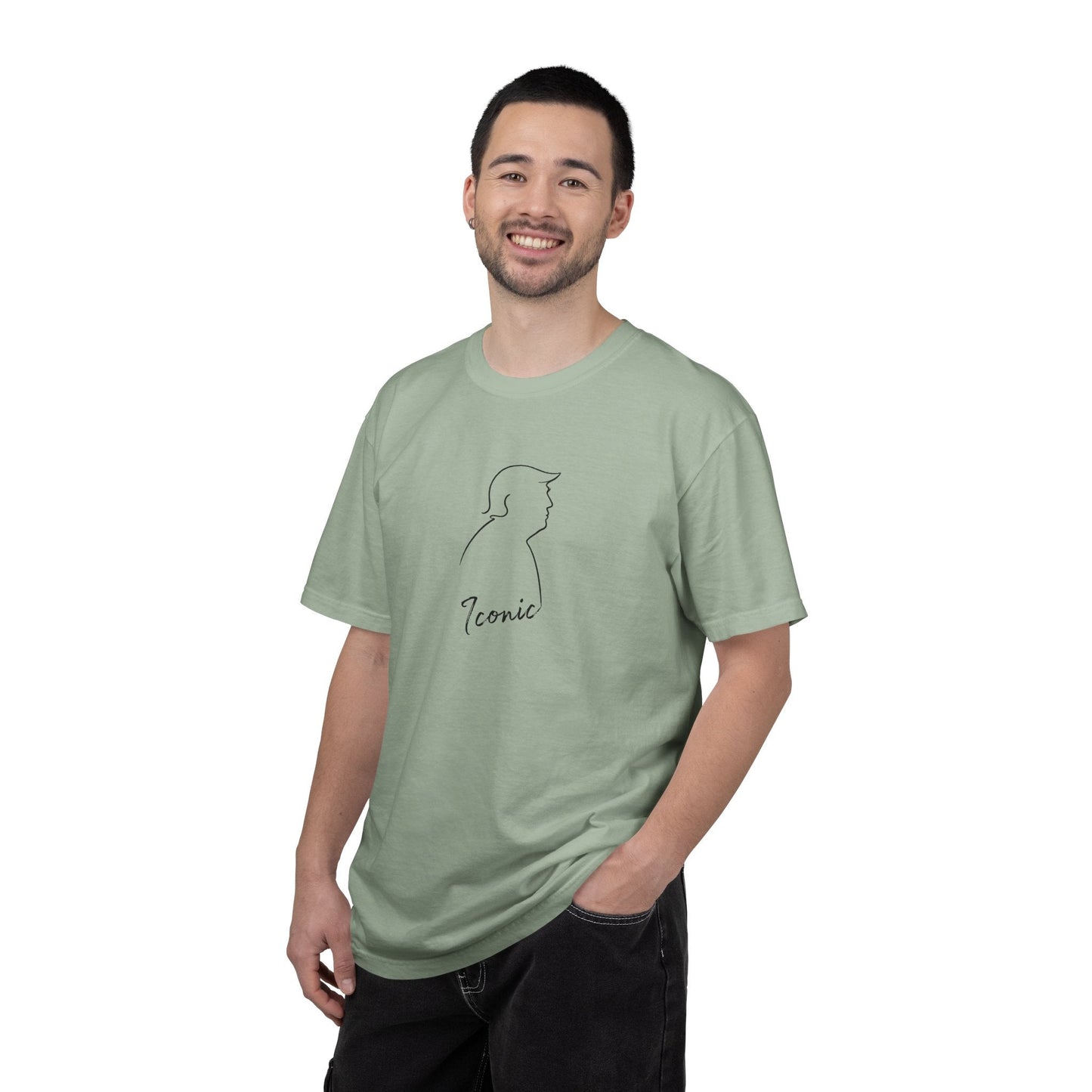 Iconic Minimal Silhouette Statement T-Shirt