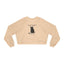 Odds Your Cat's a Killer Women's Cropped Fleece Pullover