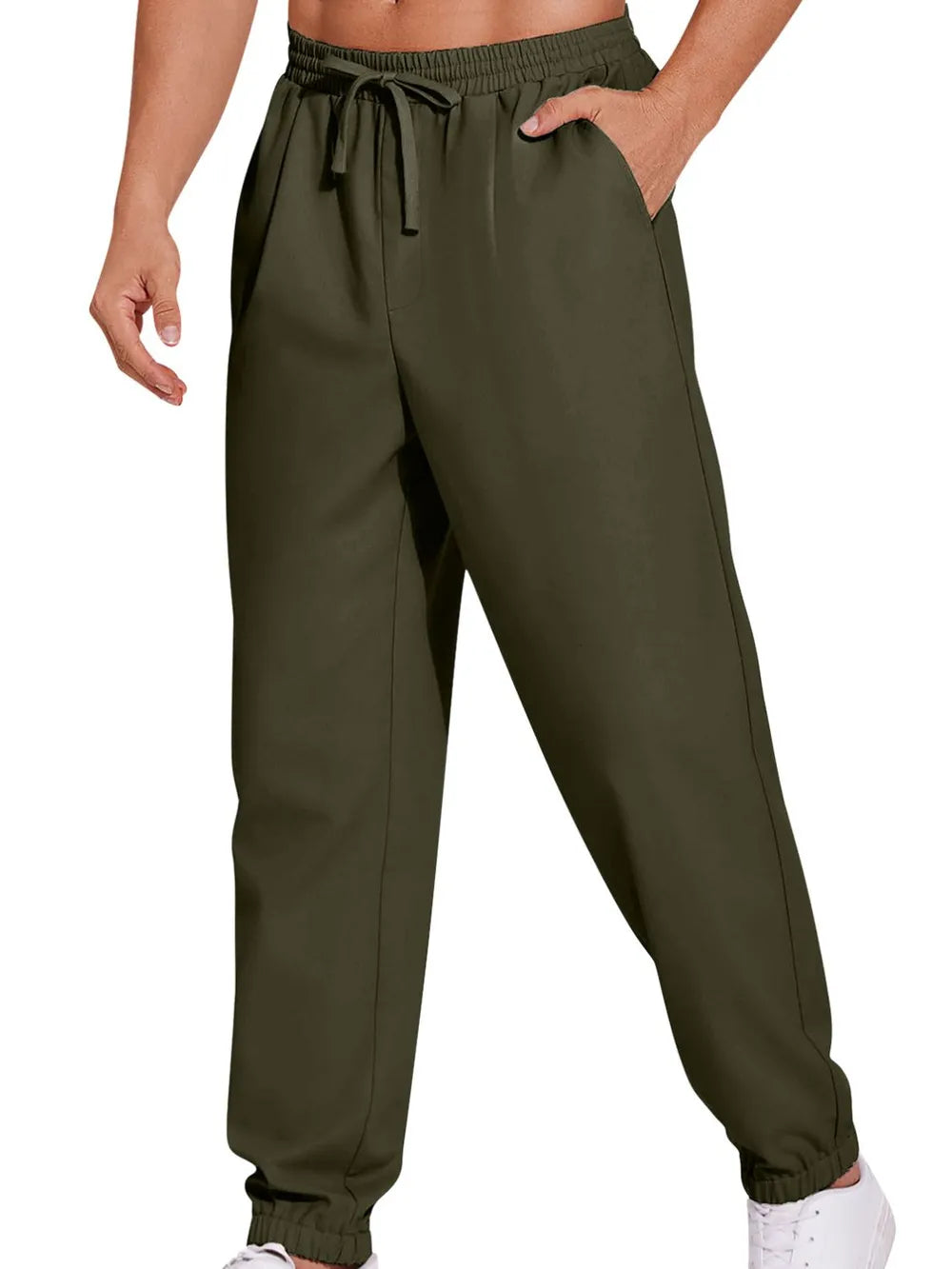 Pantalones Jogger de Talla Grande para Hombre con Cintura Ajustable