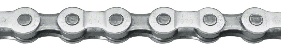 Chaîne de vélo SRAM PC-971 9 vitesses - 114 maillons Argent/Gris