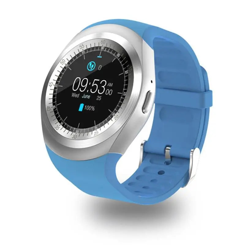 Bluetooth Y1 Smart Watch Relogio Android SmartWatch Phone Call GSM Sim Remote Camera Information Display Sports Pedometer - Korvel