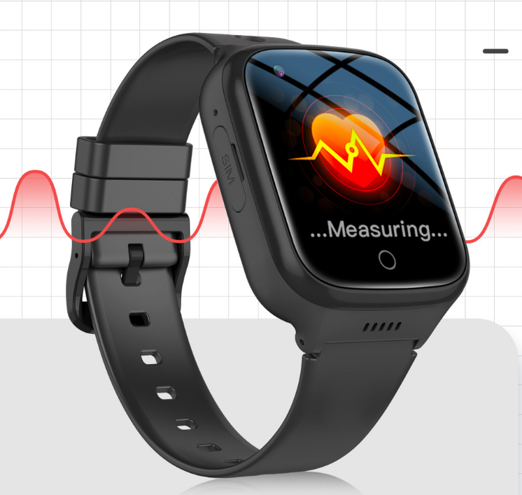 New K9L Elderly Phone Watch Temperature Fall Prevention Alarm Heart Rate Blood Pressure 4G Full Network Elderly Location Watch - Korvel