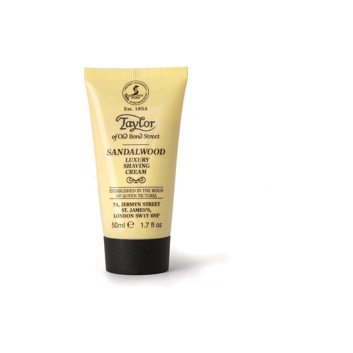 Taylor Of Old Bond Street Sandalwood Shaving Cream Travel Tube 1.7 Oz