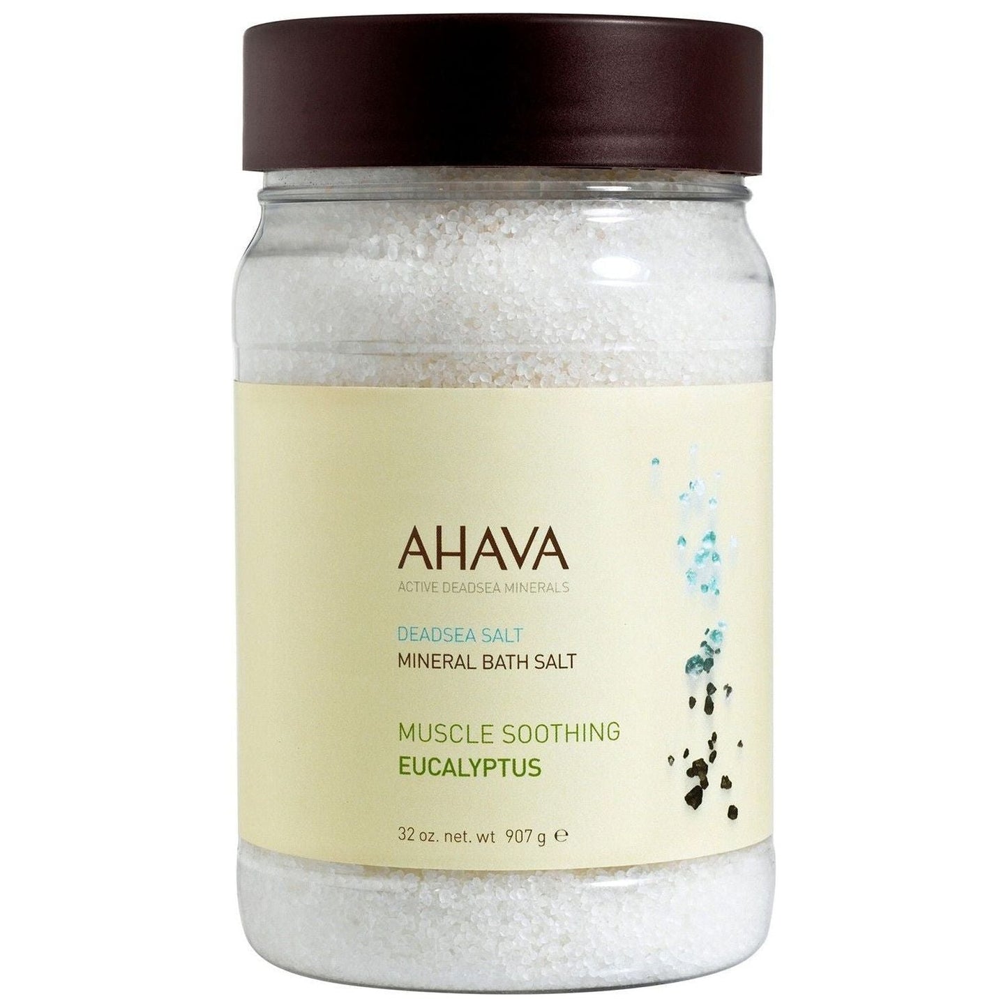 Sel de bain minéral de la mer Morte Ahava à l'eucalyptus - 32 oz