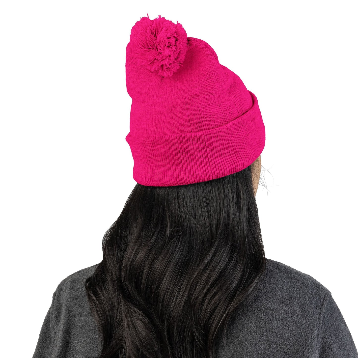 Gorro de Pom-Pom Still Here – Sombrero de Tejido para la Conciencia de la Epilepsia