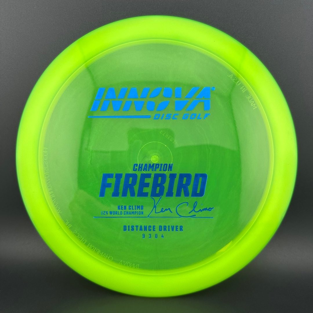 Champion Firebird - Disco de Firma de Ken Climo