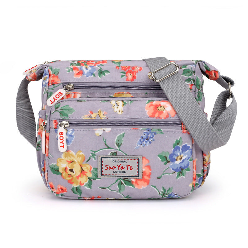 Sac bandoulière imprimé léger pour le voyage et un usage quotidien