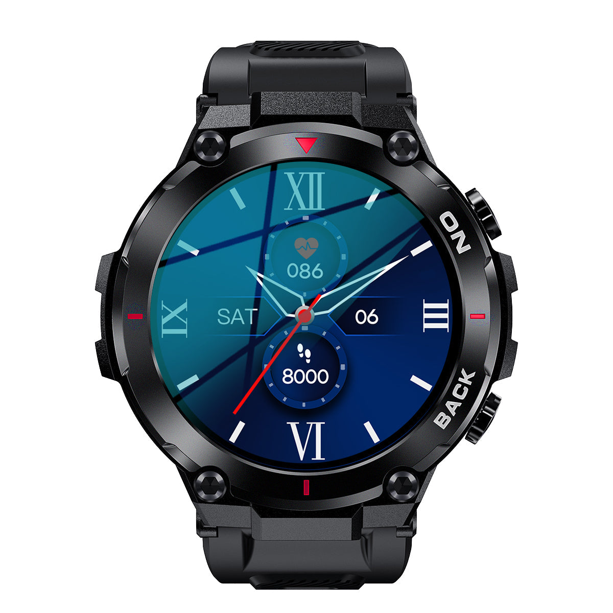 K37 smart watch GPS positioning exercise health heart rate monitoring female physiological cycle reminder - Korvel