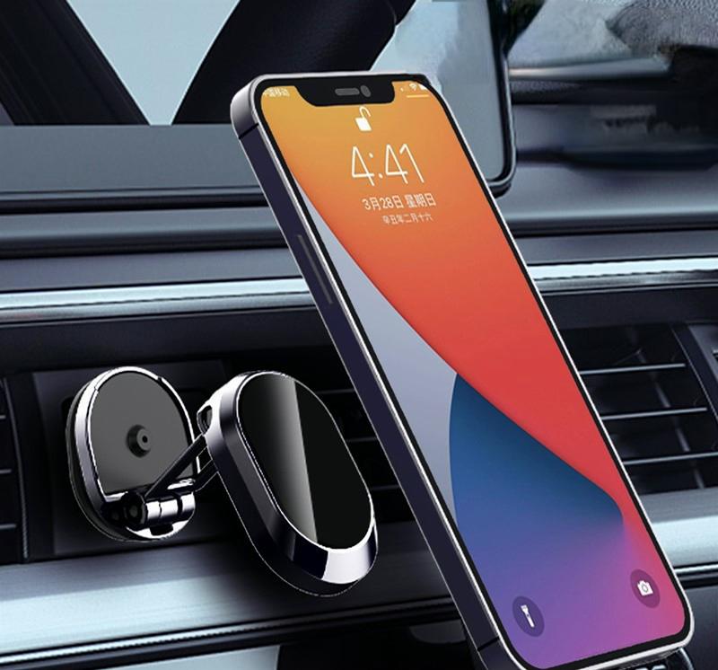 Premium Magnetic Car Phone Holder with 360-Degree Rotation