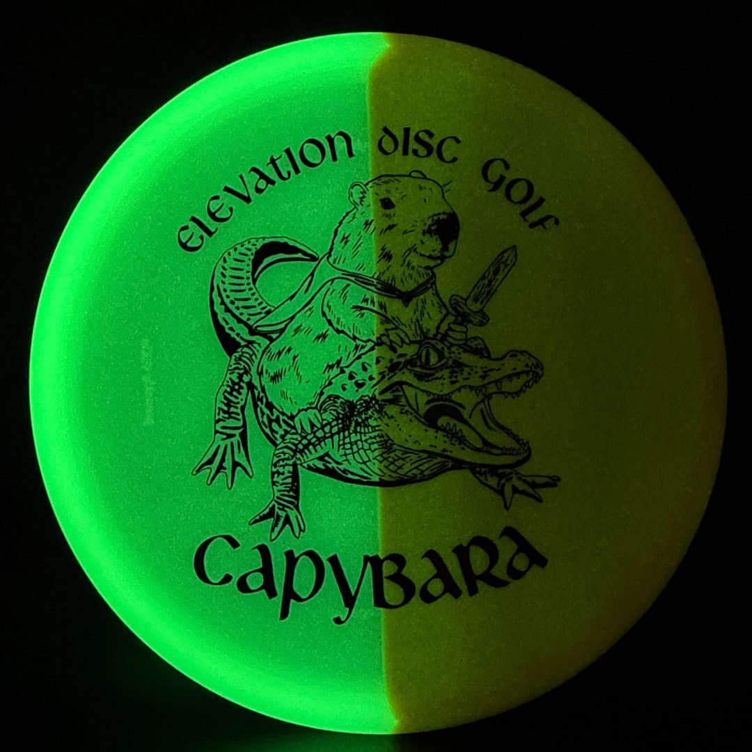 glO-G Capybara - Disco de Golf Mediano Solar Glow